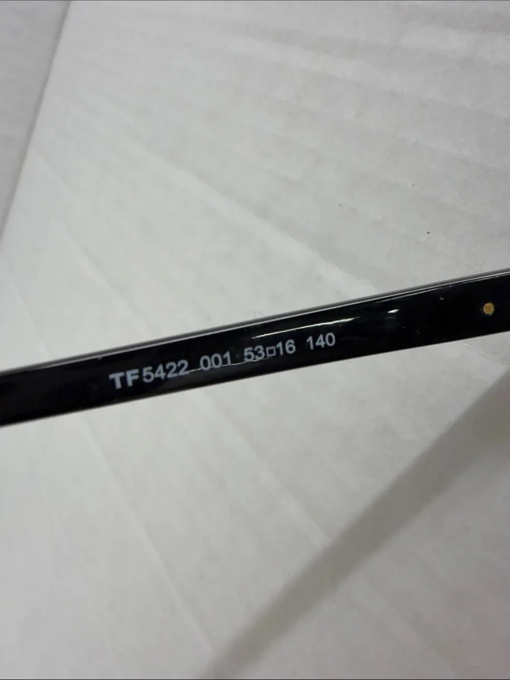 Tom Ford TF-5422 Eyeglasses Designer Round Eye Wear Glasses Frames Black Silver